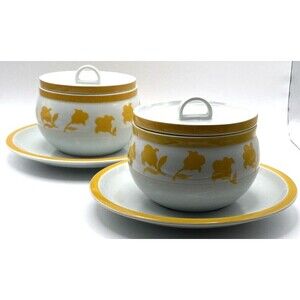 Vista Alegre HEARTHSTONE BLOCK Ginger Pattern  - Portugal - Gravy/Soup Bowl